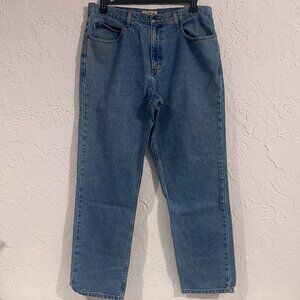 L.L.Bean Classic Fit Men’s Jeans 36x32 Blue Denim 100% Cotton